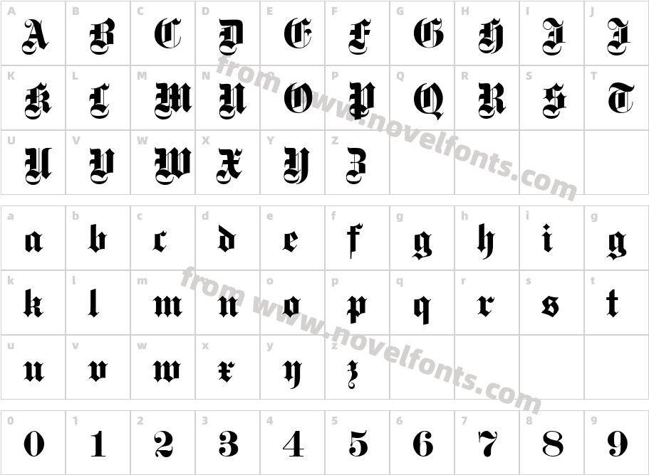 Steelplate TexturaCharacter Map