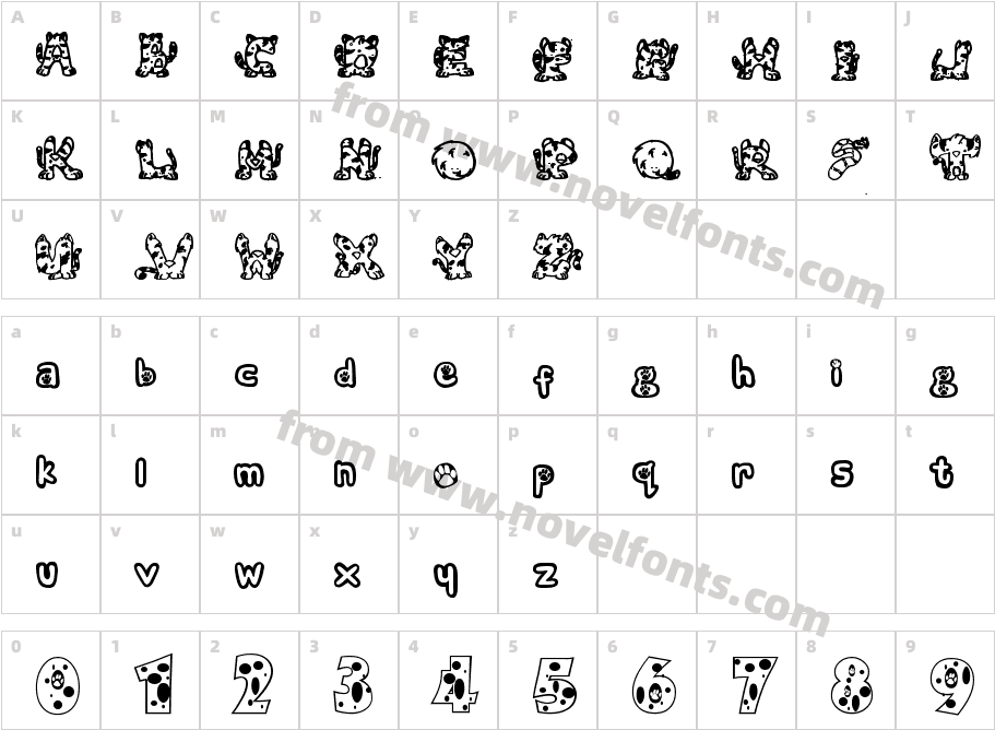 Neko! Neko! (Character Map