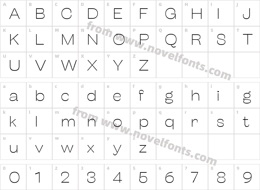 Stinger Wide ThinCharacter Map