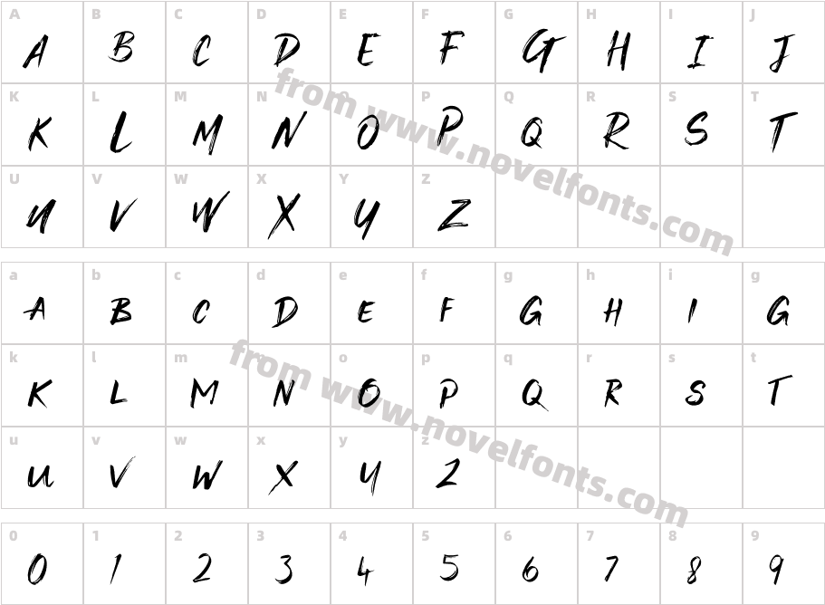 Stonecrusher RegularCharacter Map