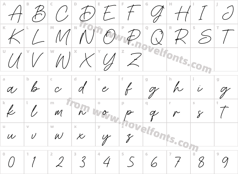 StreigenCharacter Map