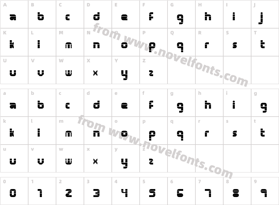 Structure RegularCharacter Map