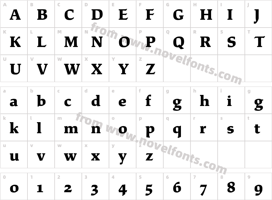 Study Extra BoldCharacter Map