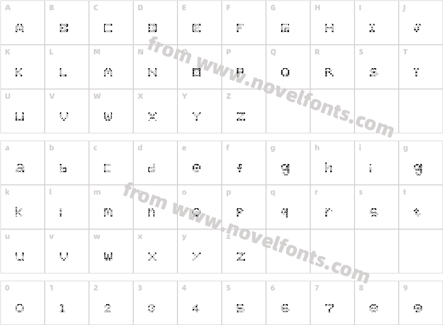 Stye Font RegularCharacter Map