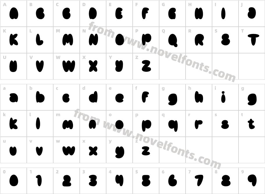SulcatsfilledCharacter Map