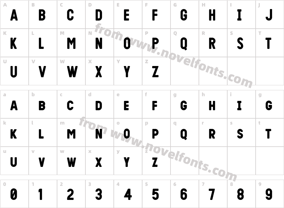 Sunroofsmallcaps BoldCharacter Map