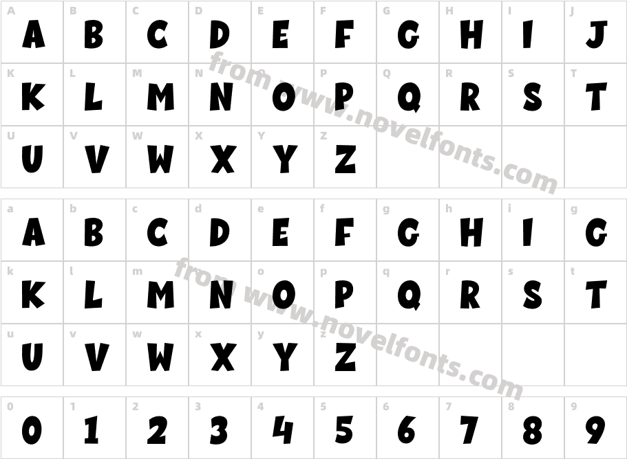 Super BoomCharacter Map
