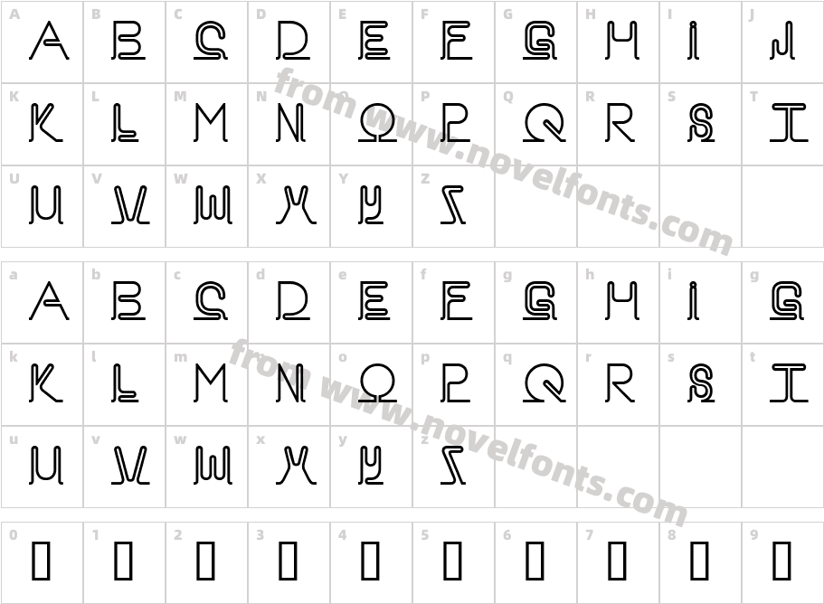 NeonCharacter Map