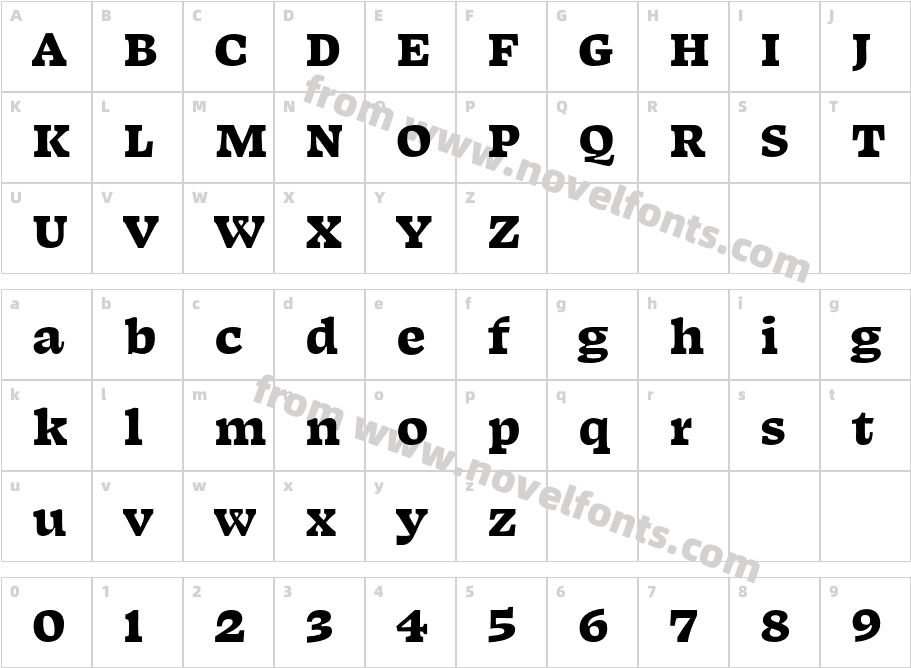 Swear Text BlackCharacter Map