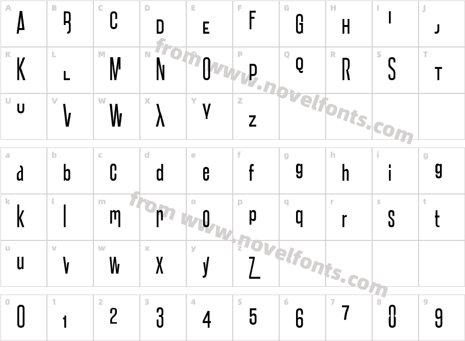 SwordfishCharacter Map