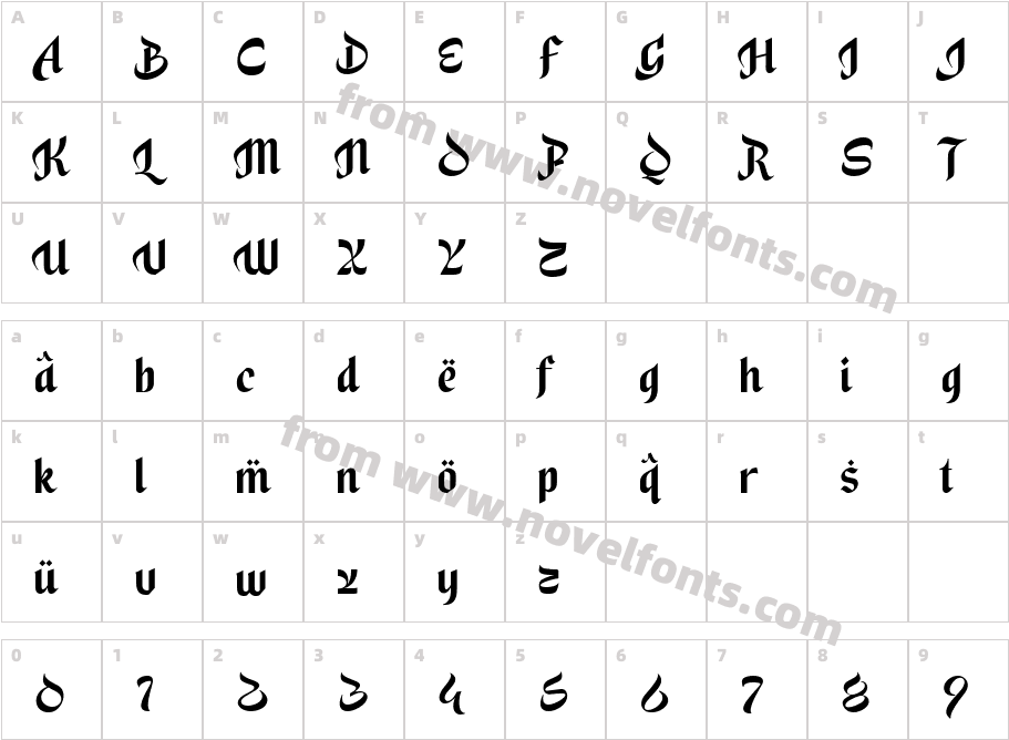 Syamsiah ArabicCharacter Map
