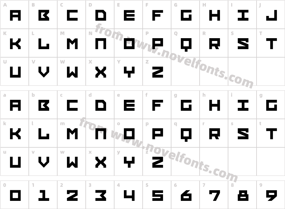 NetworkCharacter Map