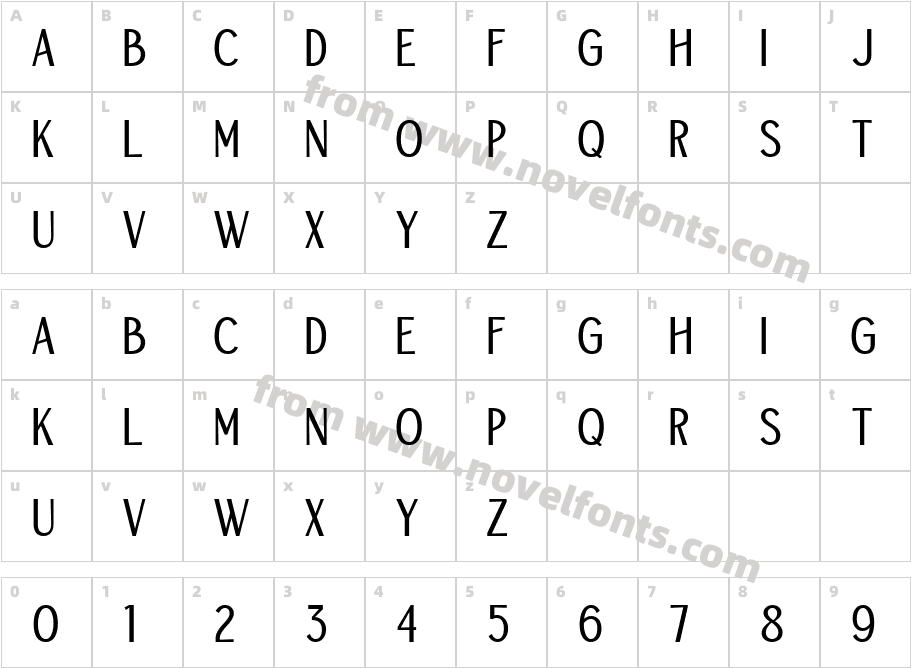 TBJ Orcherum Mini RegularCharacter Map