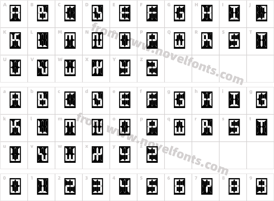 TESLA_15Character Map