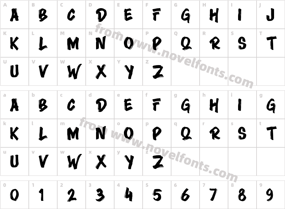 THE WAWONDULACharacter Map