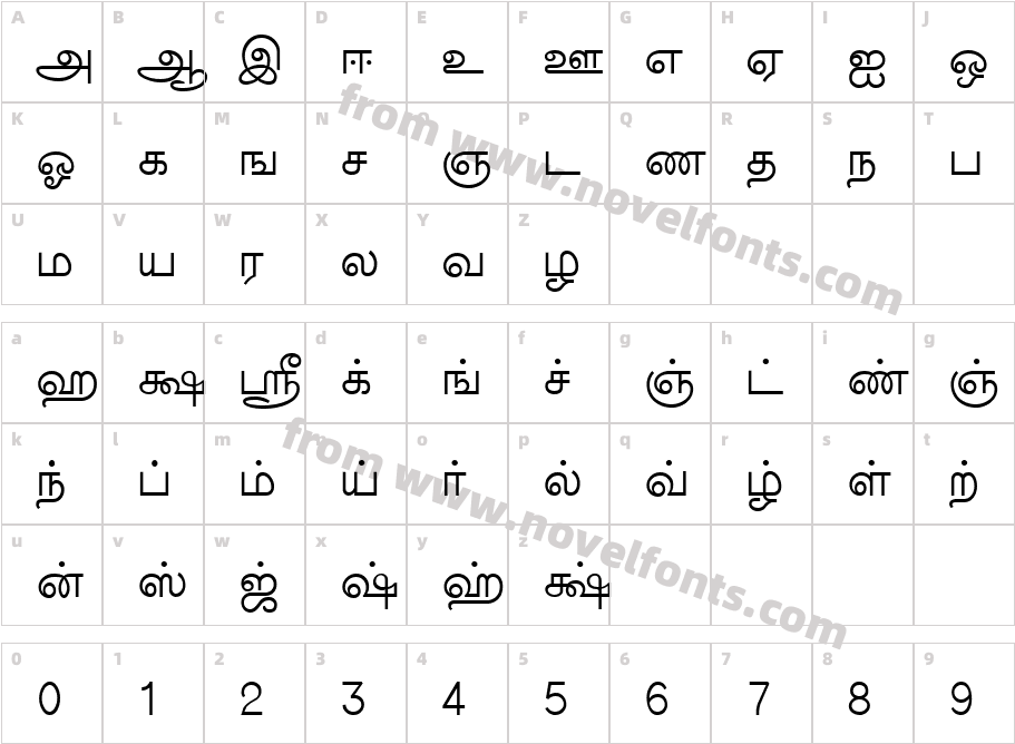 TMNEWS NormalCharacter Map