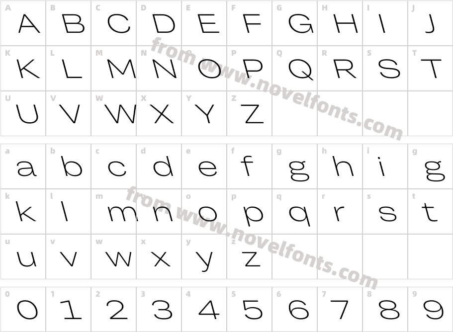 TRY Grtsk Extra Light Tera BackslantCharacter Map