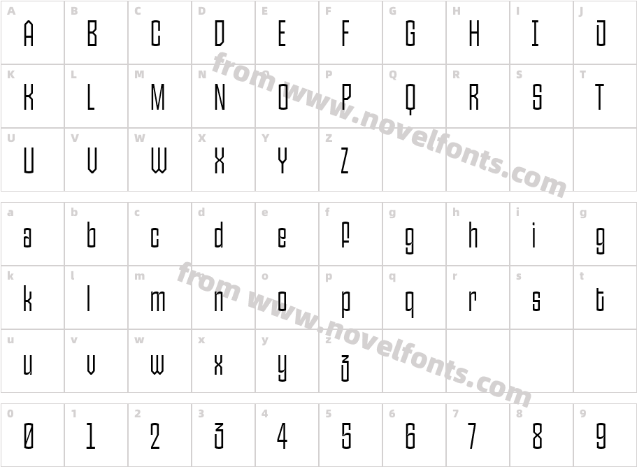 TT Carvist Trial RegularCharacter Map
