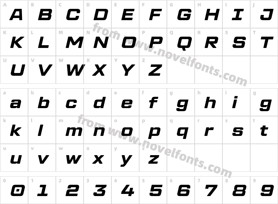 TT Lakes Neue Trl Ext X Bd ItCharacter Map