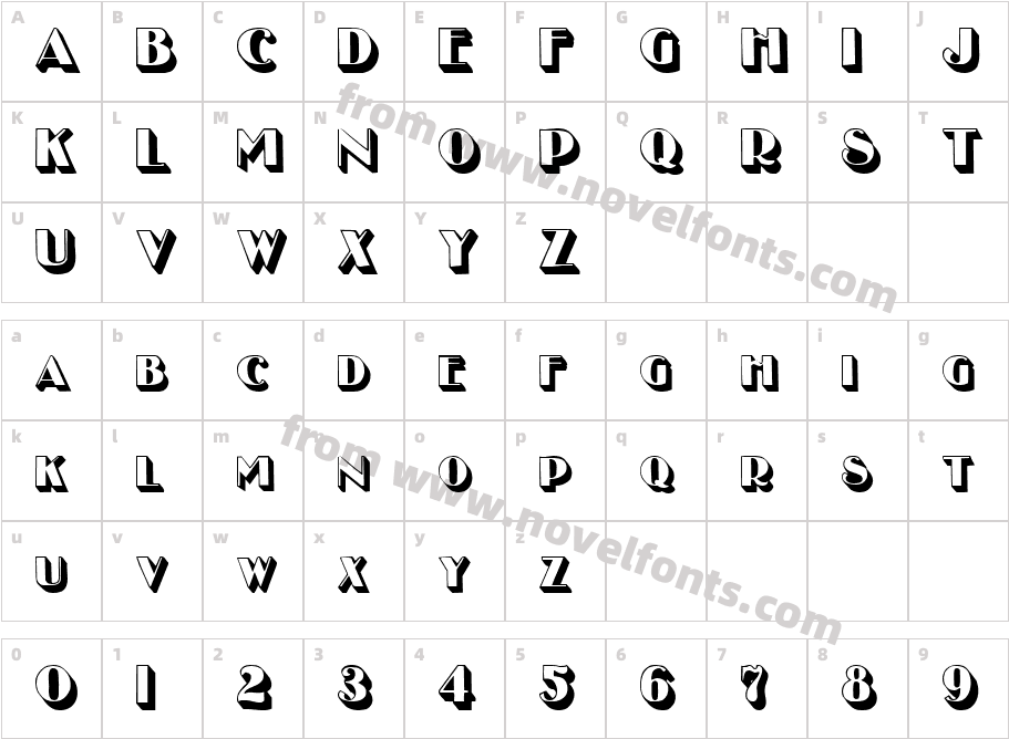 New Year MediumCharacter Map