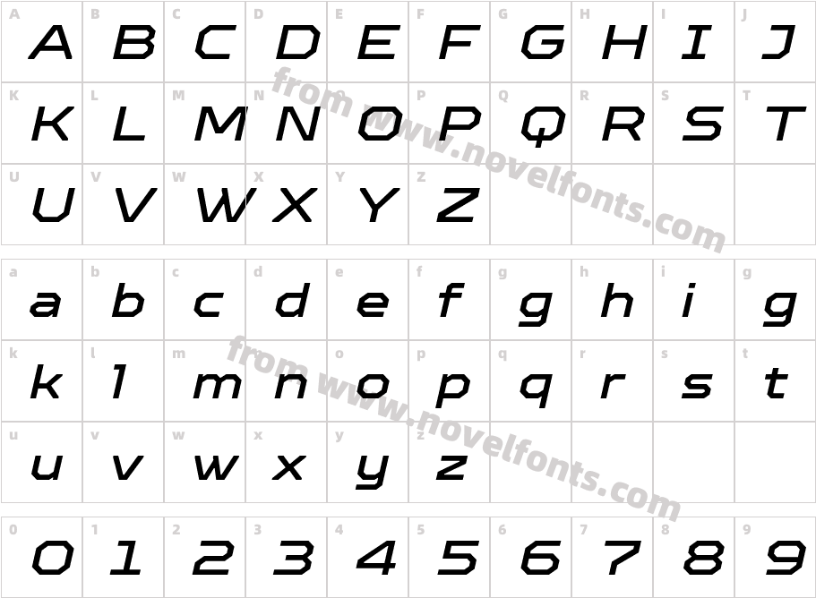 TT Octosquares Expanded W03 Md ItCharacter Map