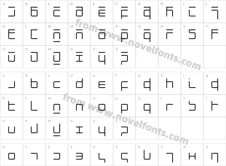 NewAlphabetOneCharacter Map