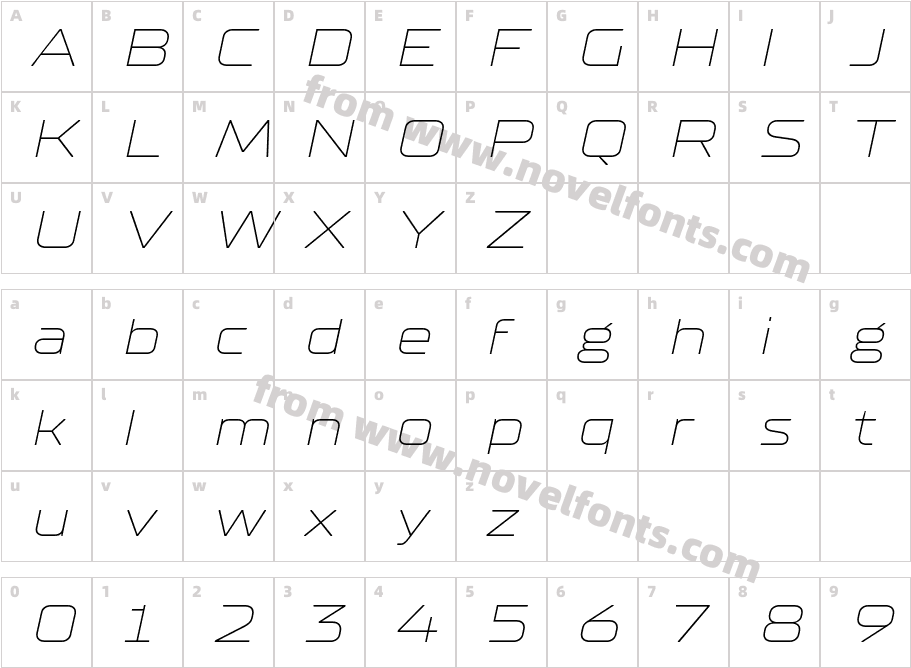TT Supermolot Neue Trl Ext X Lt ItCharacter Map