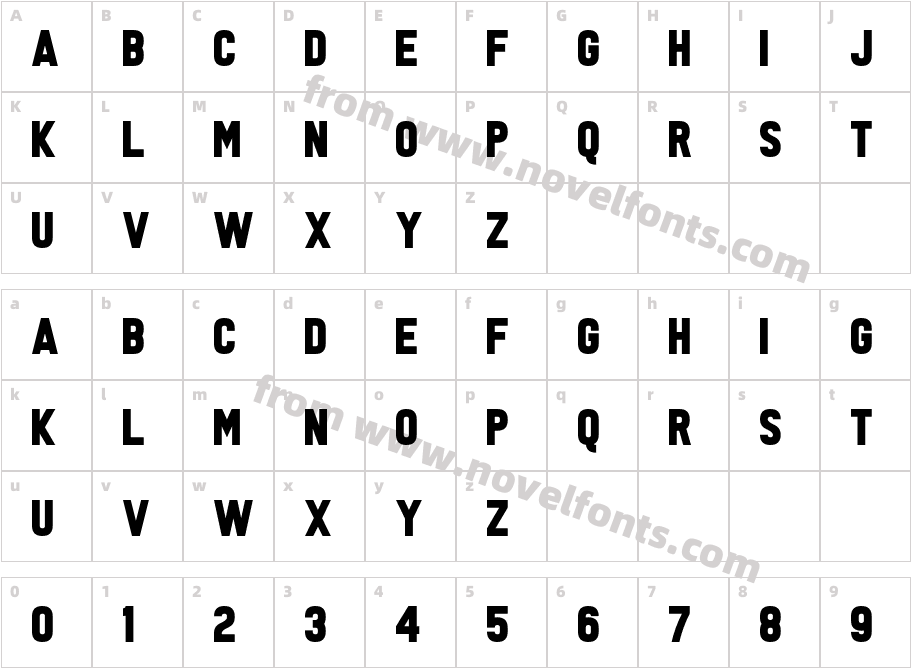 Tabloid ScuzzballCharacter Map