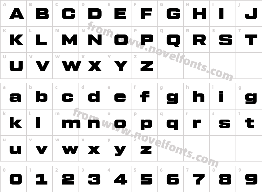 Tactic Sans Extended UltraCharacter Map
