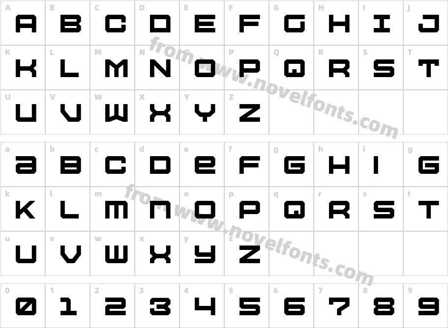 Tactical RegularCharacter Map