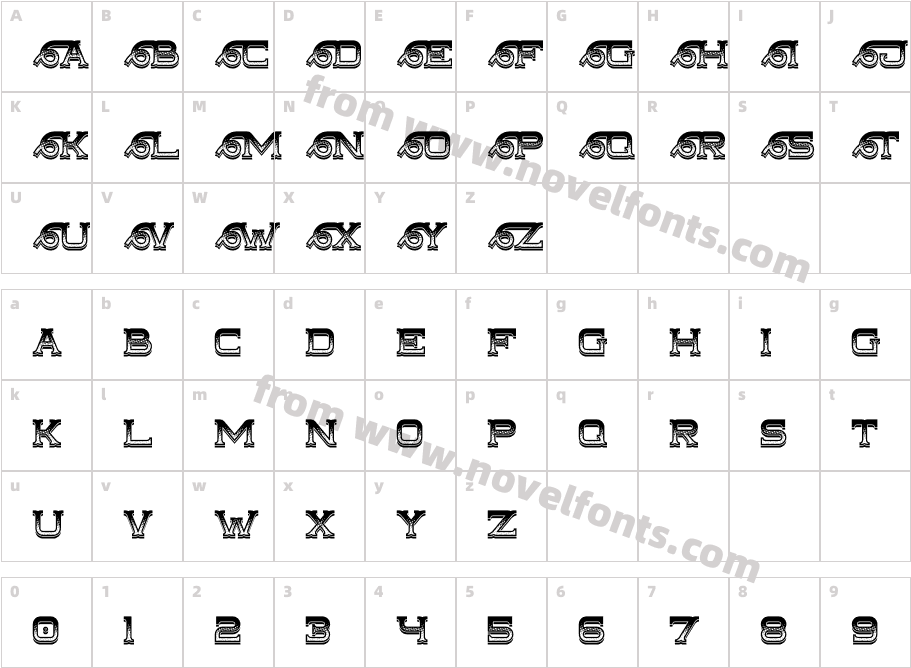 Tailface Effects DownCharacter Map