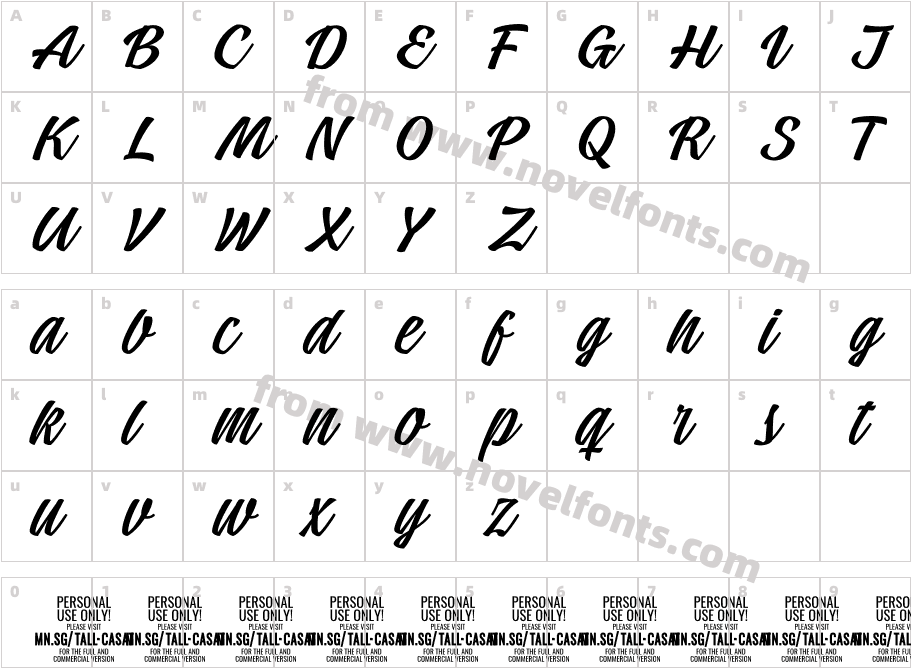 Tall Casat Light PERSONAL USECharacter Map