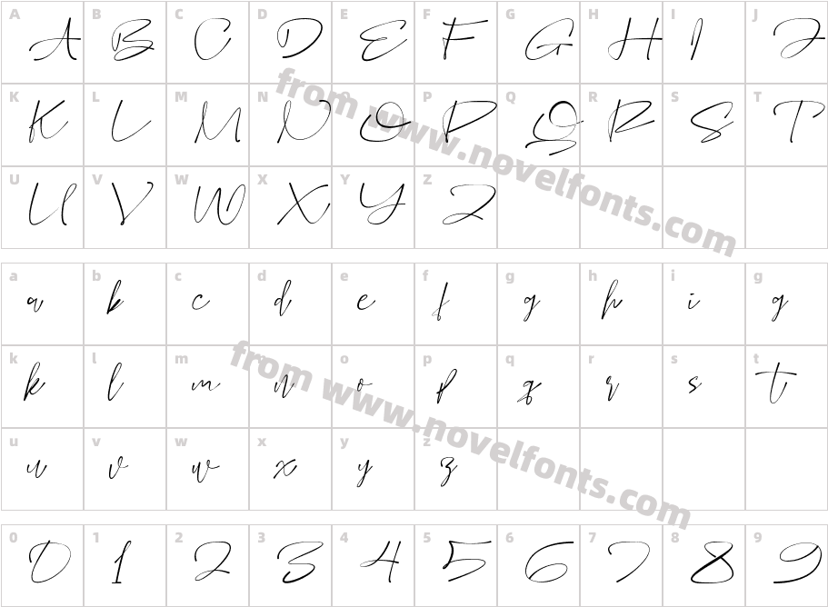 TambartoCharacter Map
