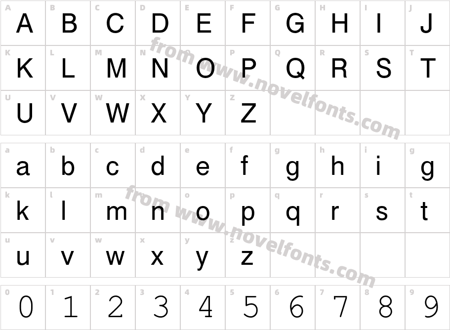 Tassafout Standard UNICODECharacter Map