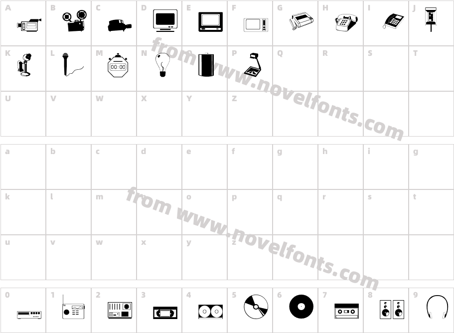 TechnologyCharacter Map