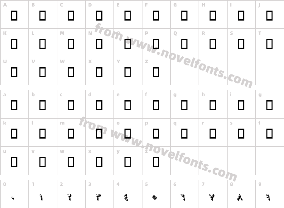 Text 3D ShadowCharacter Map