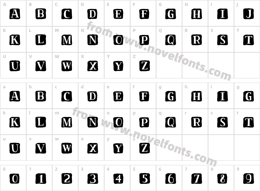 TextalkCharacter Map