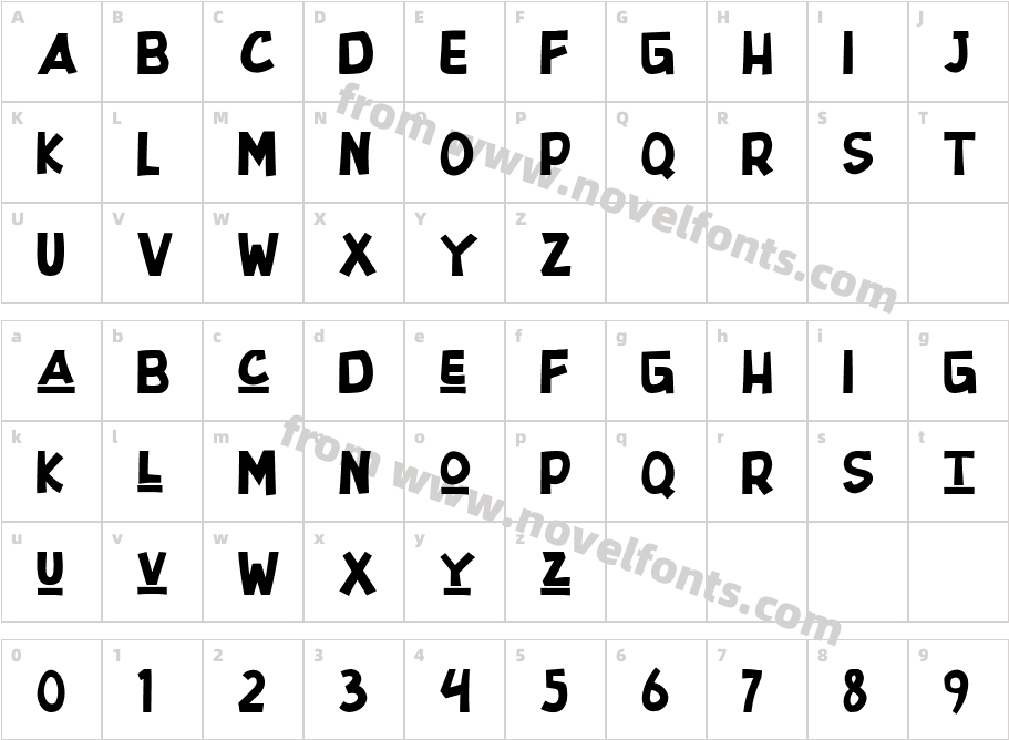 The PeekCharacter Map