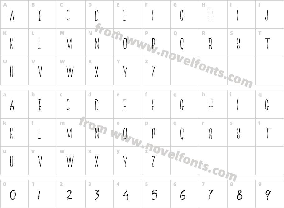The Redlight LineCharacter Map