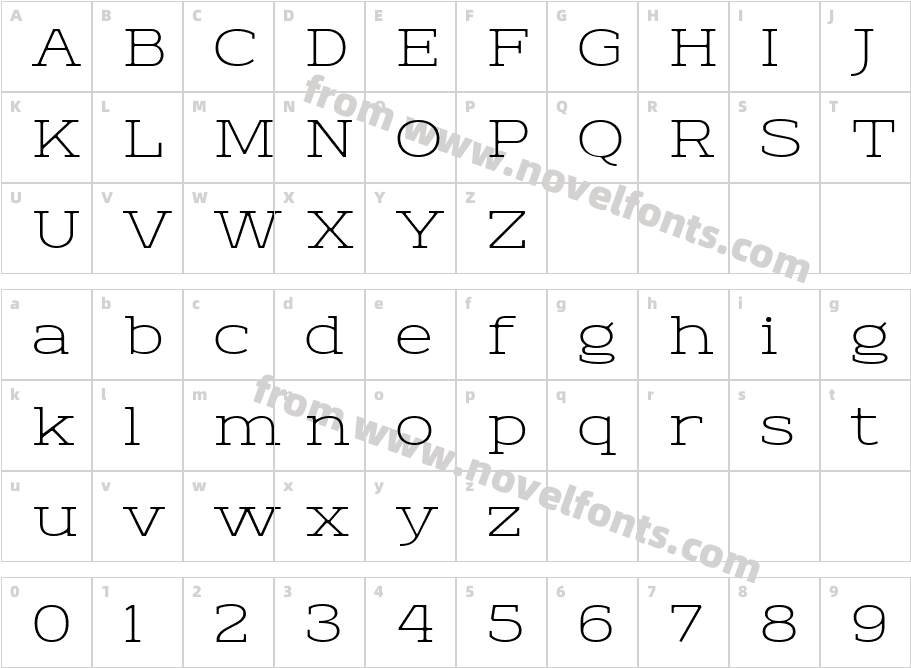 Theoris Regular(1)Character Map