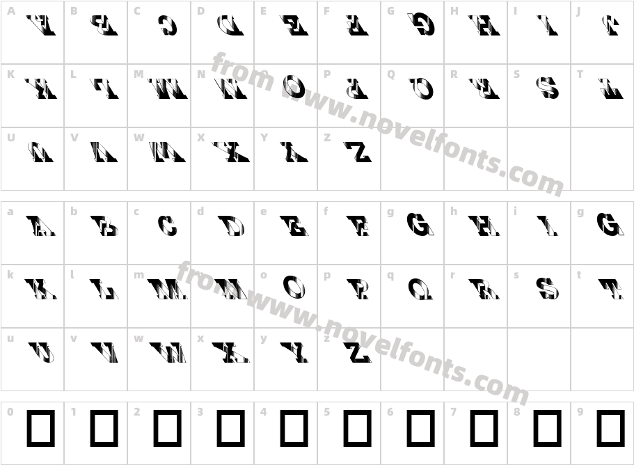 Tiefe Depth VertigoCharacter Map