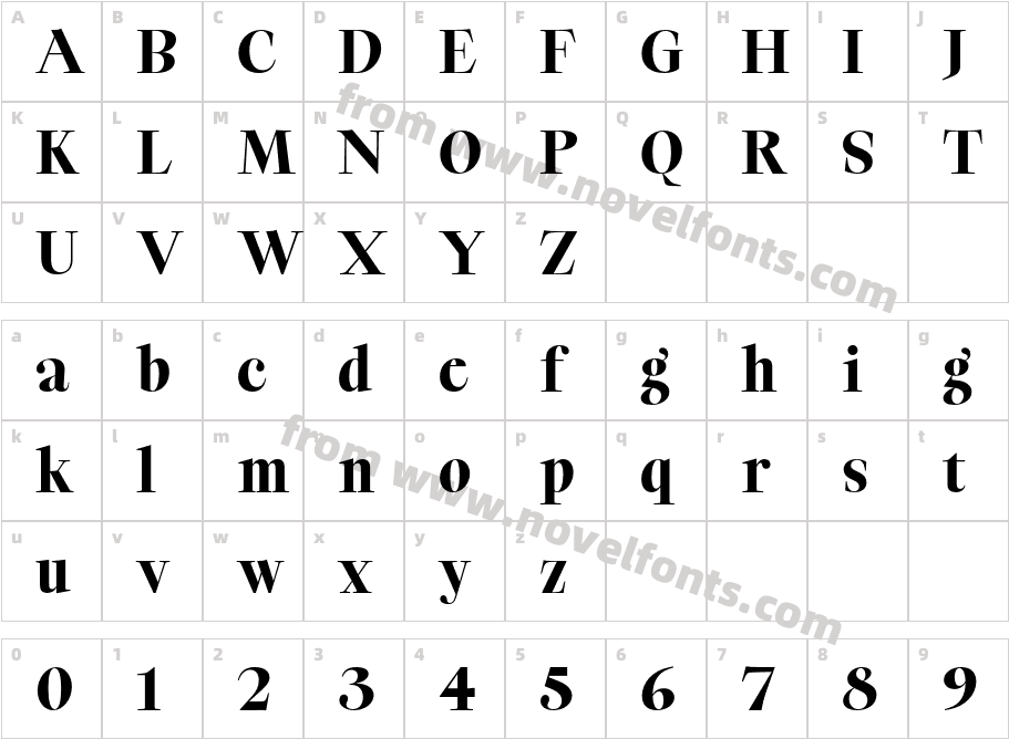 Timez Trial Strange SemiboldCharacter Map