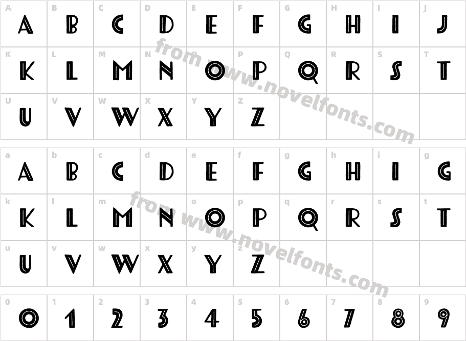 Tomarik Display LineCharacter Map