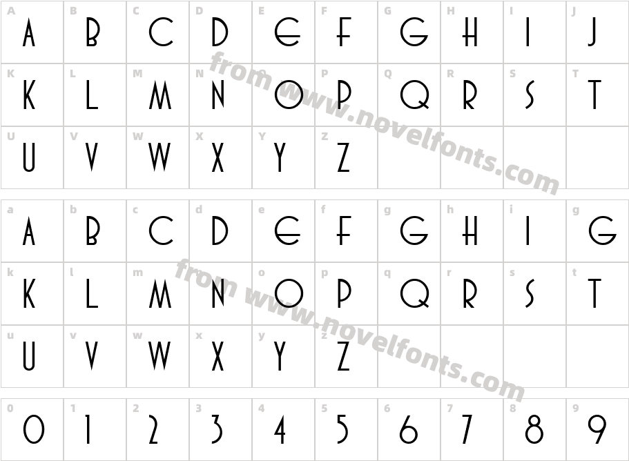 Totally DecoJNLCharacter Map