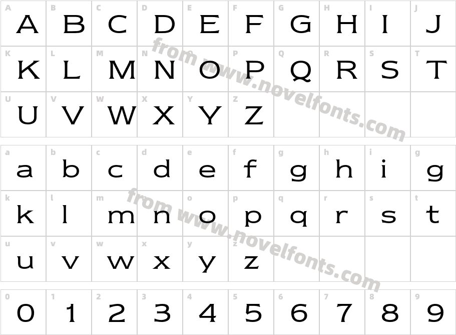 NewtextEF BookCharacter Map