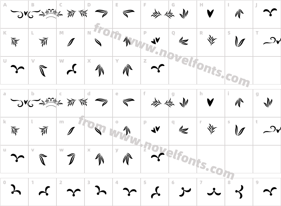 Tree Extra RegularCharacter Map