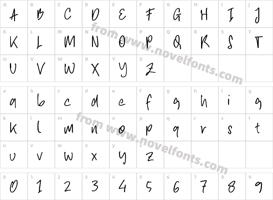 Tricky Mouse RegularCharacter Map