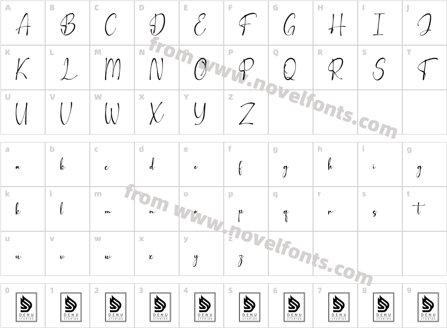 TrulqionCharacter Map