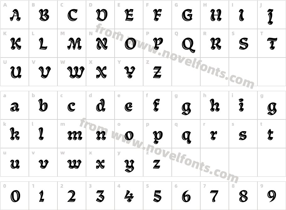 Tumba InlineCharacter Map