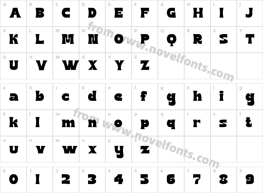 Tumble MellostCharacter Map